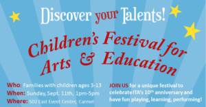 Read more about the article Carmel Children’s Festival for Arts and Education