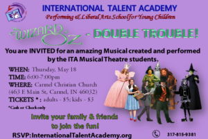 Read more about the article Spring Musical – Wizard of Oz – DOUBLE TROUBLE: May 18th