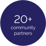 20 community partners